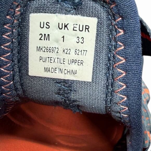 Merrell Water Sandals Hydro 2 Kids Sz 2 M Navy Closed Toe Hiking Outdoor Shoes - Picture 2 of 10